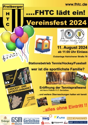 Einladung zum Sommerfest am 11. August