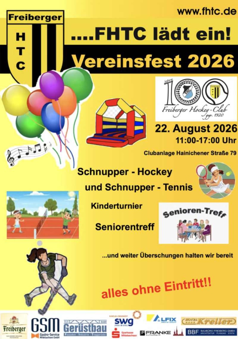 Einladung Vereinsfest 2026
