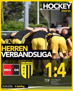 Elternpower &amp; indische Magie: FHTC rollt mit 4:1 zum nächsten Sieg!