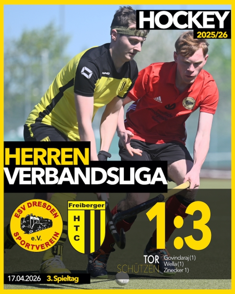 Hockey: Herrenteam startet mit Auswärtssieg unter Flutlicht