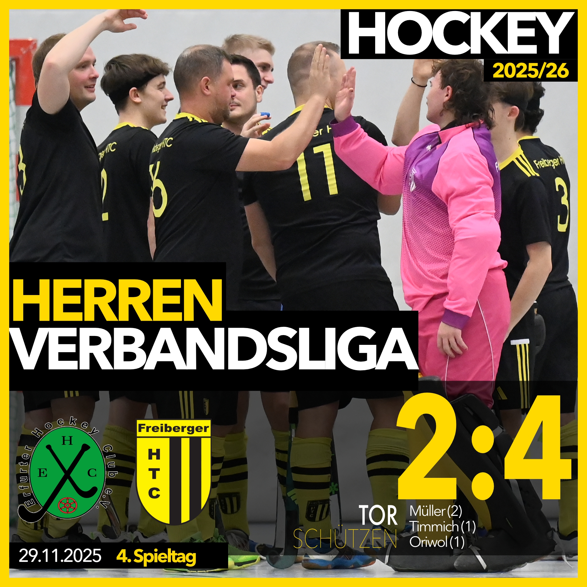 Hockey: Herren mit eiskalter Offensive erfolgreich 